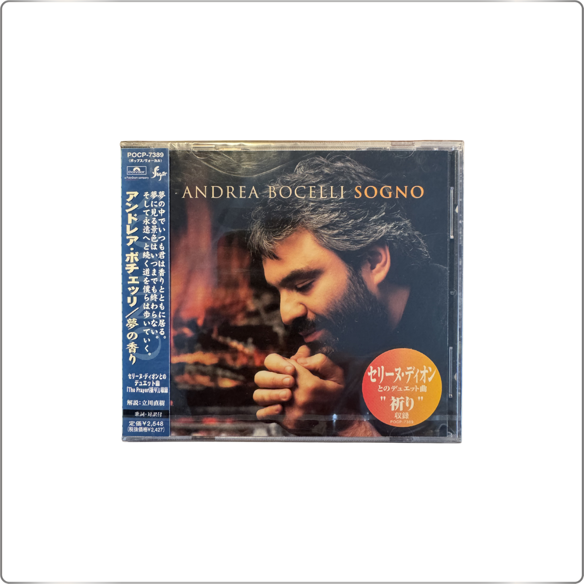 CROSSOVER Andrea Bocelli Album Sogno First Press CD
